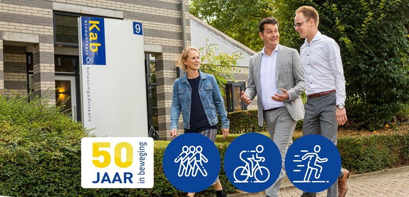 Tussenstand challenge Kab ”50 jaar” in beweging