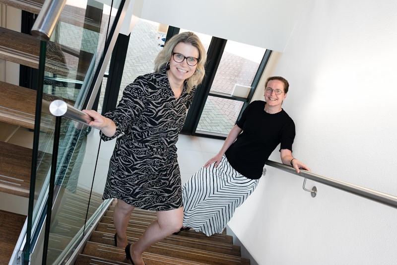 “Het is fijn dat we het samen goed kunnen vinden en gebruik maken van elkaars kennis”